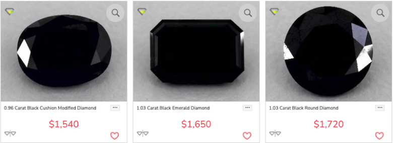 ブラックダイヤモンド1カラットの値段